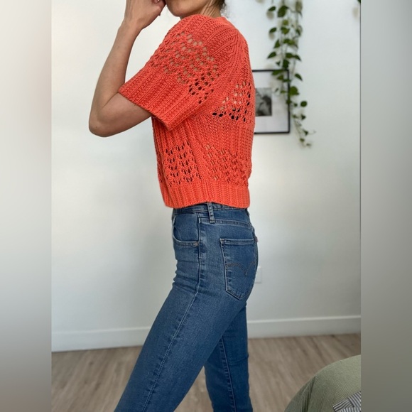 H&M Coral Knit Crop Top - Picture 2 of 5